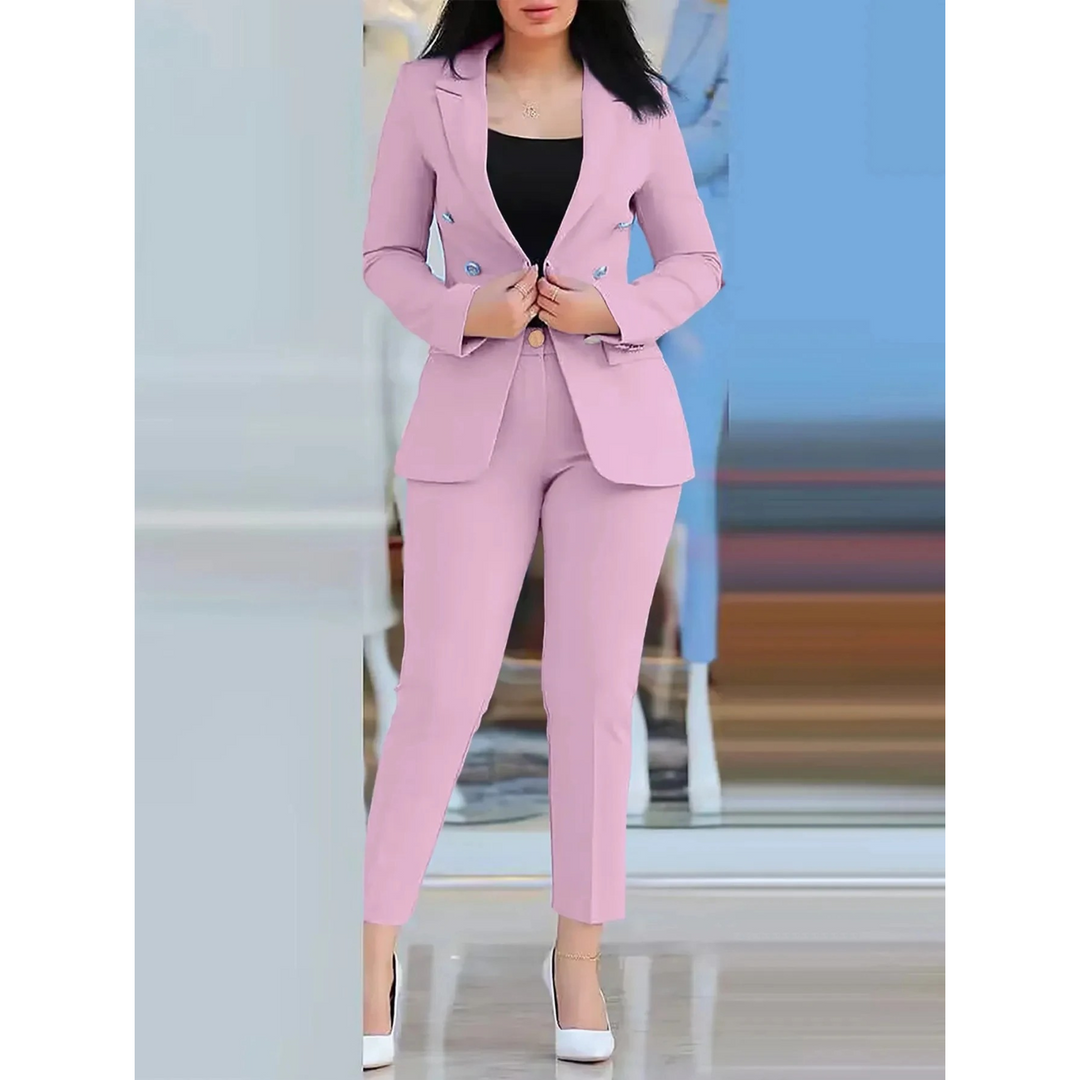 Slim fit Blazer en Broekenset voor Dames