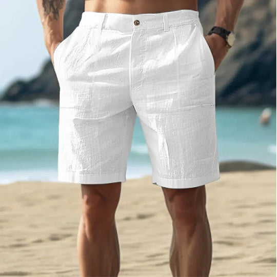 Zomerse Korte Broek van Linnen voor Heren