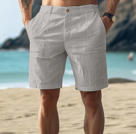 Zomerse Korte Broek van Linnen voor Heren
