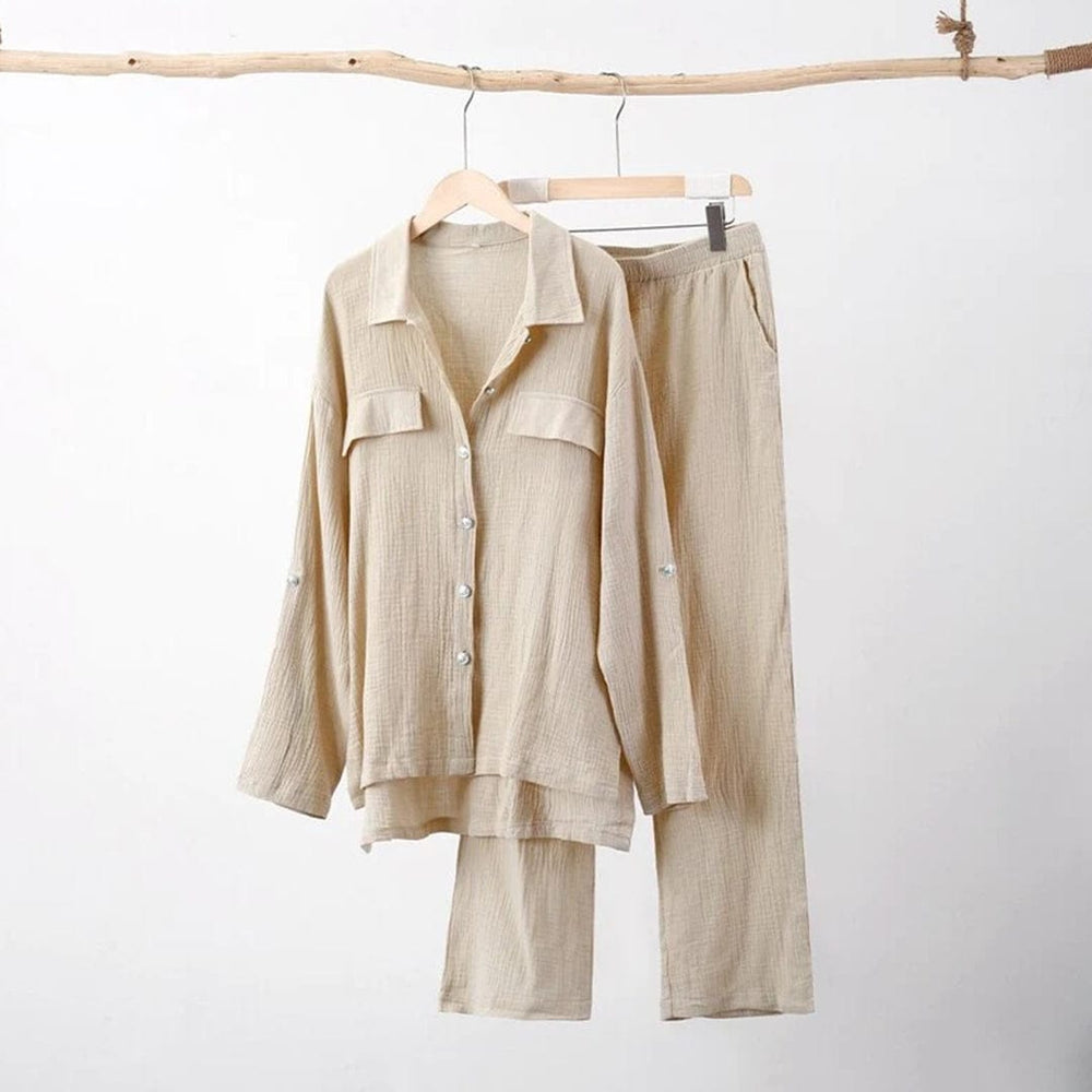 Cardigan en Broek Tweedelige Set voor Dames