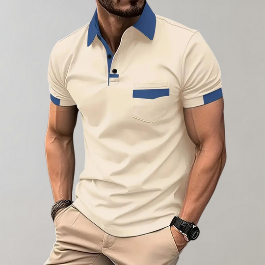 Poloshirt met Borstzak voor Heren
