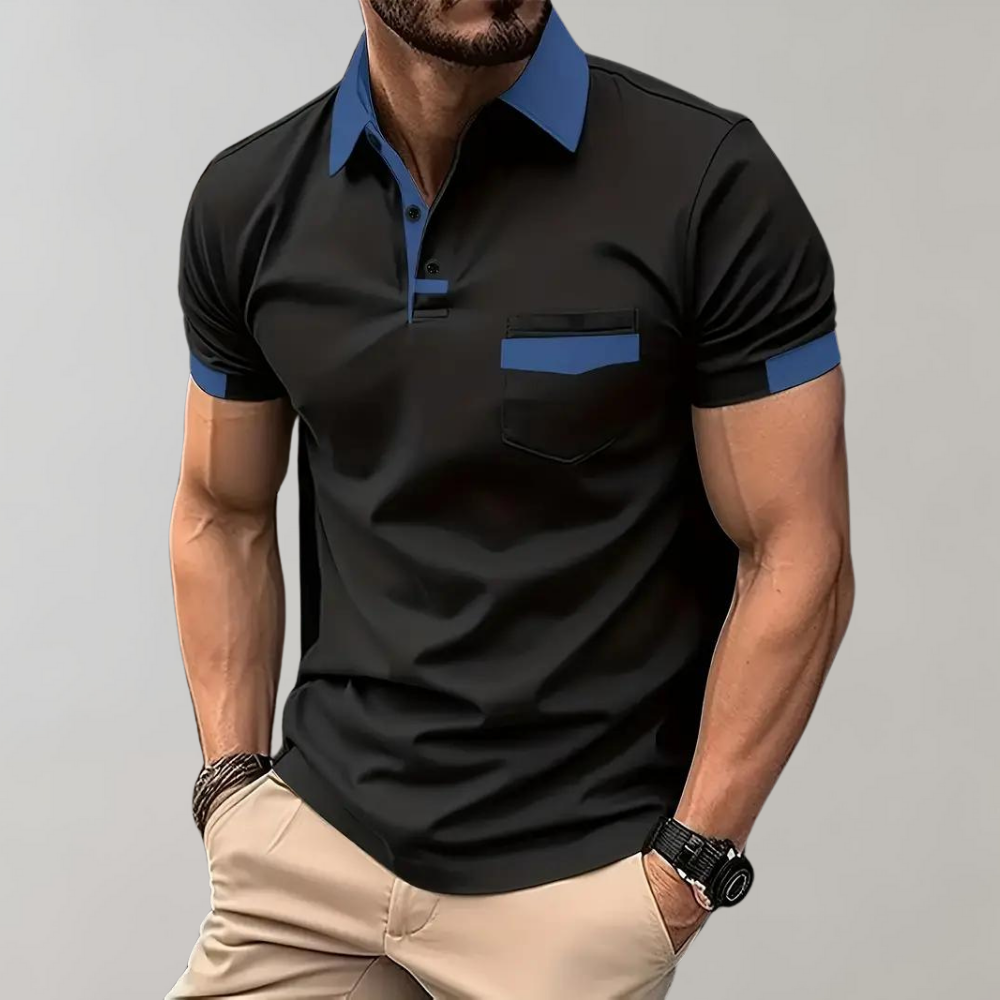 Poloshirt met Borstzak voor Heren