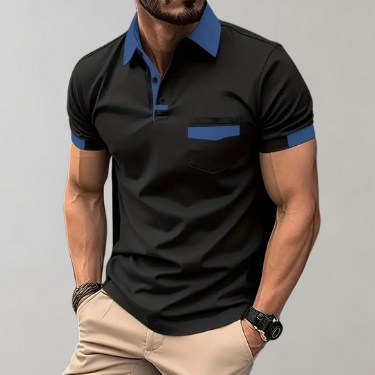 Poloshirt met Borstzak voor Heren