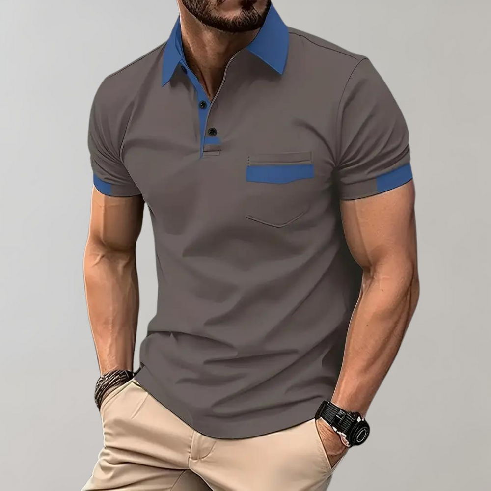 Poloshirt met Borstzak voor Heren