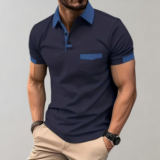 Poloshirt met Borstzak voor Heren