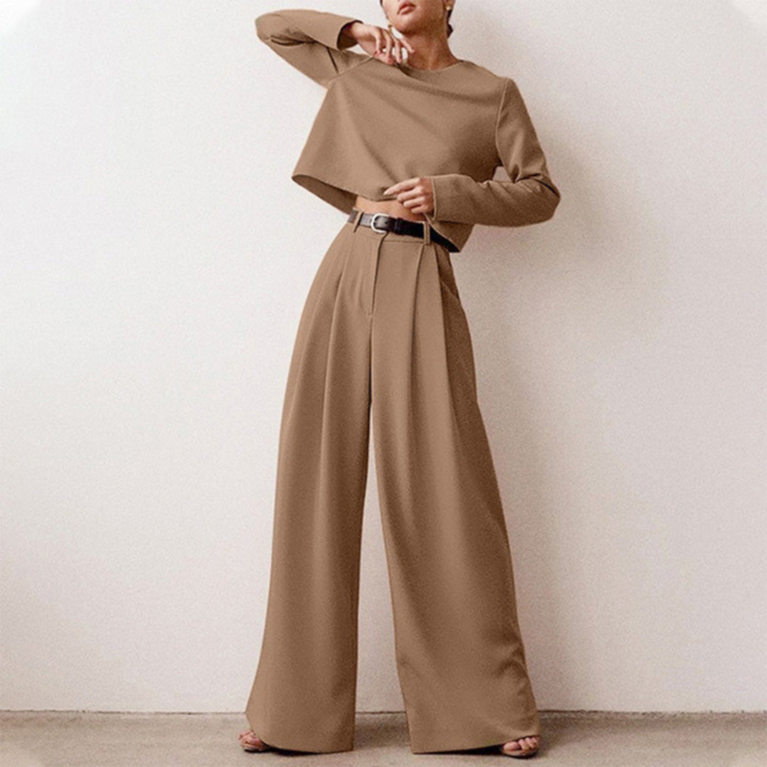 Cropped Top en Broekenset voor Dames