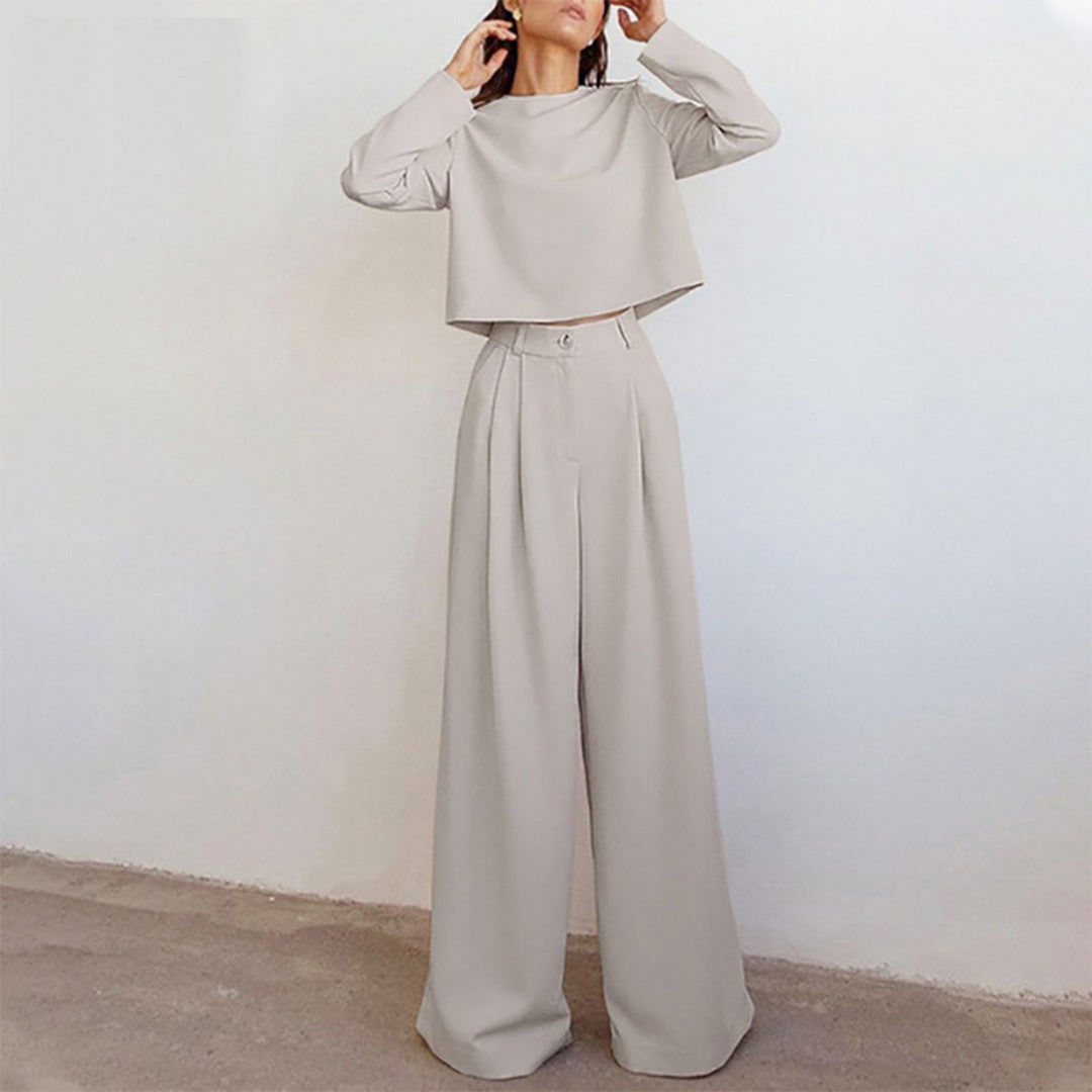 Cropped Top en Broekenset voor Dames