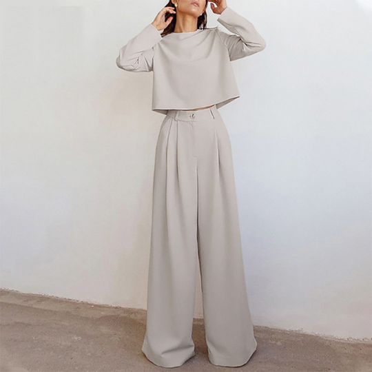 Cropped Top en Broekenset voor Dames