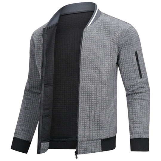 Gewatteerde Slim Fit Jack met Rits voor Heren