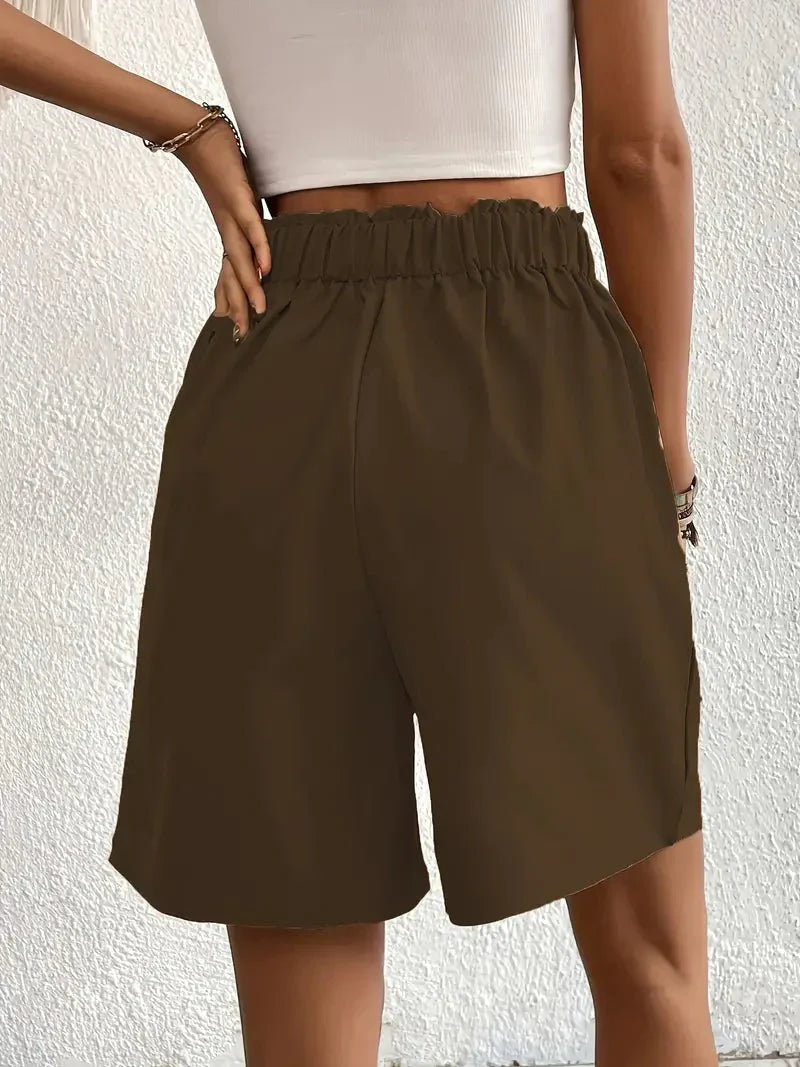 Hoog Getailleerde Shorts voor Dames