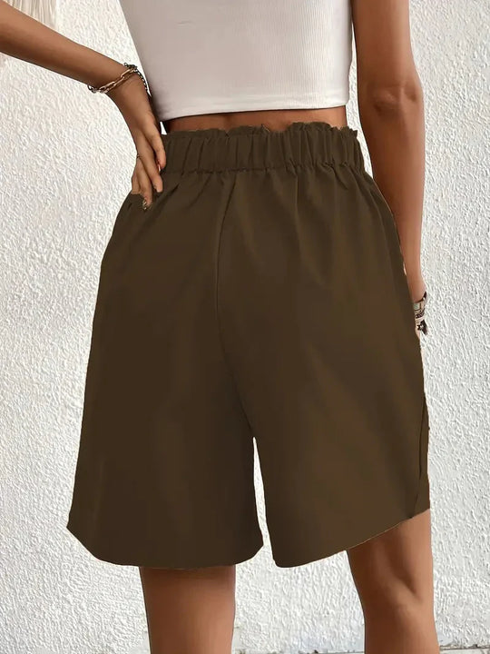 Hoog Getailleerde Shorts voor Dames