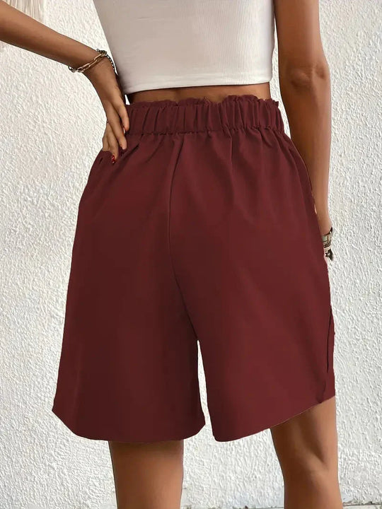 Hoog Getailleerde Shorts voor Dames