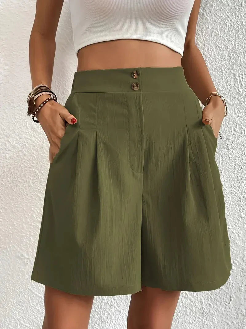 Hoog Getailleerde Shorts voor Dames