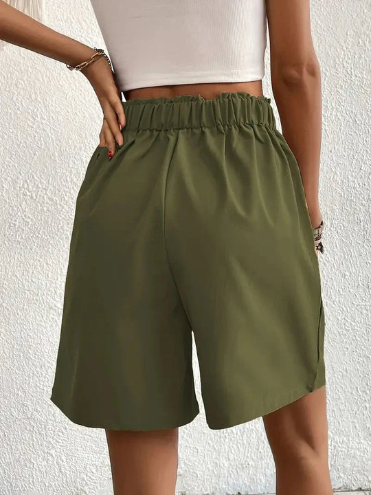 Hoog Getailleerde Shorts voor Dames