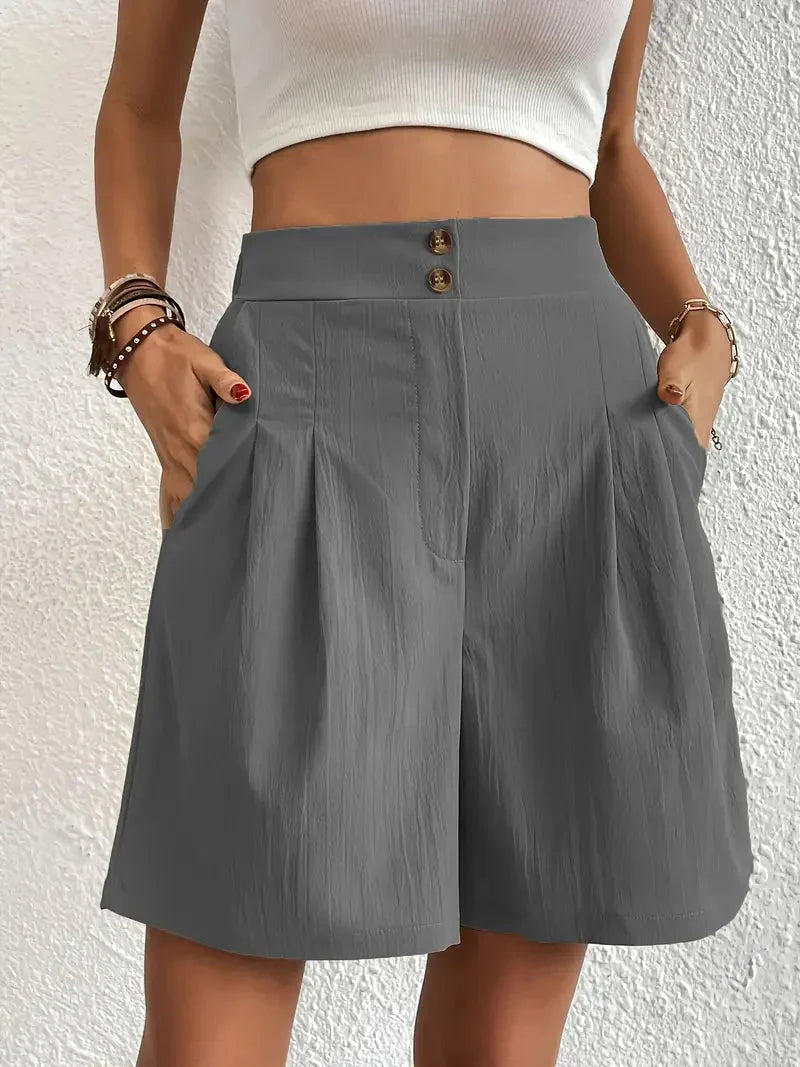 Hoog Getailleerde Shorts voor Dames