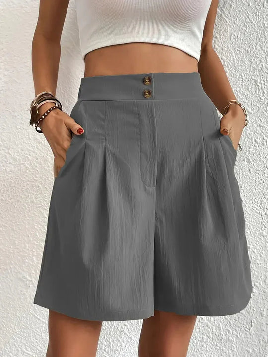 Hoog Getailleerde Shorts voor Dames
