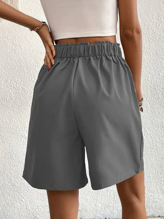 Hoog Getailleerde Shorts voor Dames