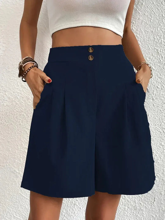 Hoog Getailleerde Shorts voor Dames