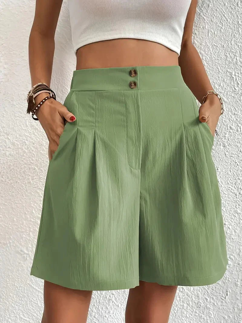 Hoog Getailleerde Shorts voor Dames