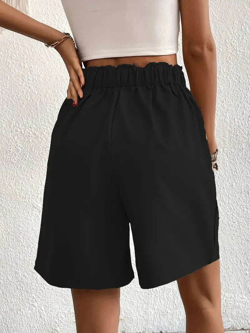 Hoog Getailleerde Shorts voor Dames