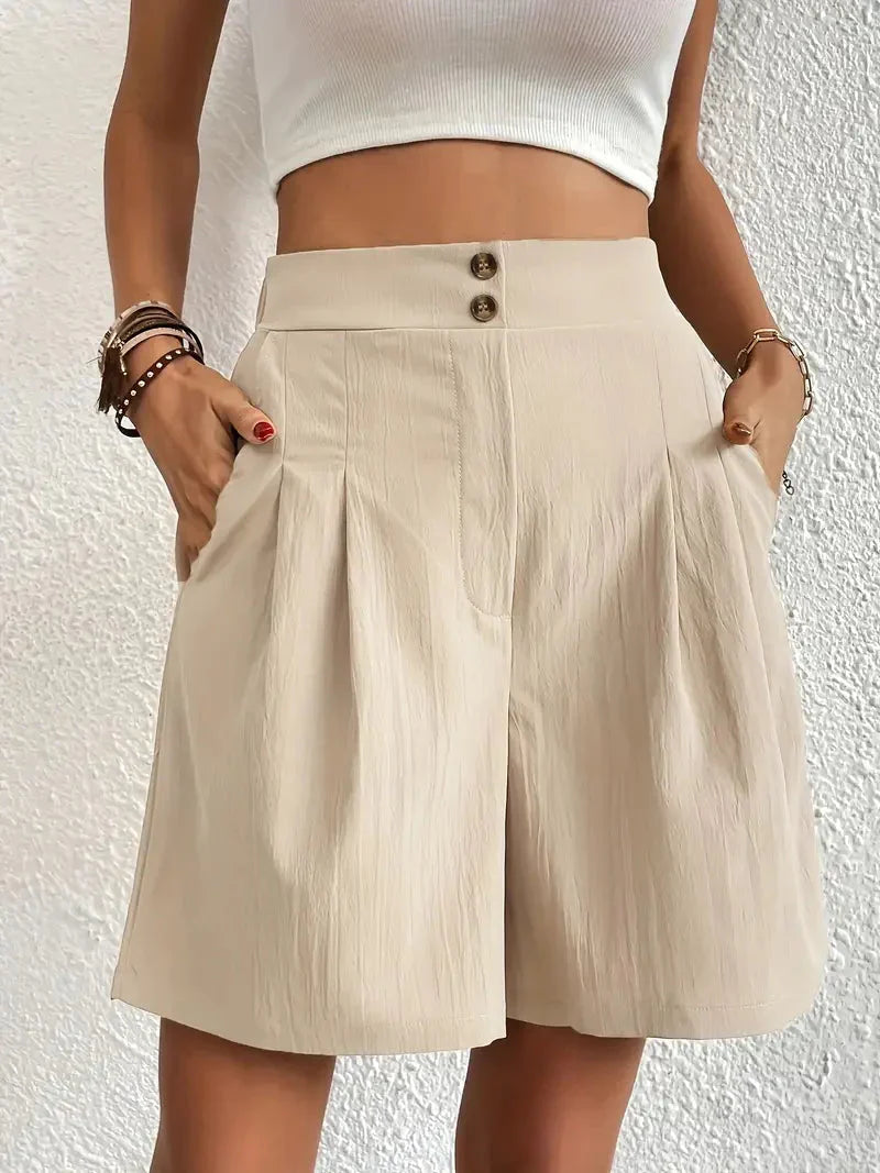 Hoog Getailleerde Shorts voor Dames