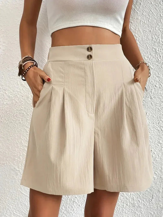 Hoog Getailleerde Shorts voor Dames