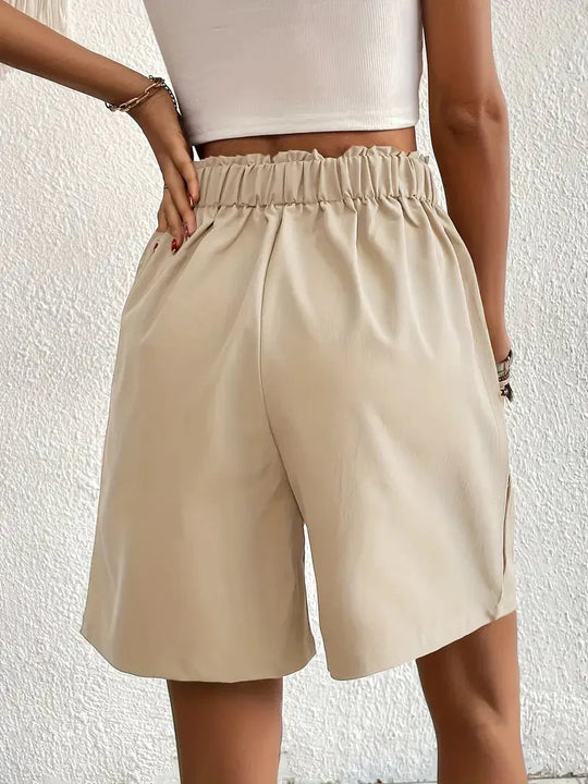 Hoog Getailleerde Shorts voor Dames