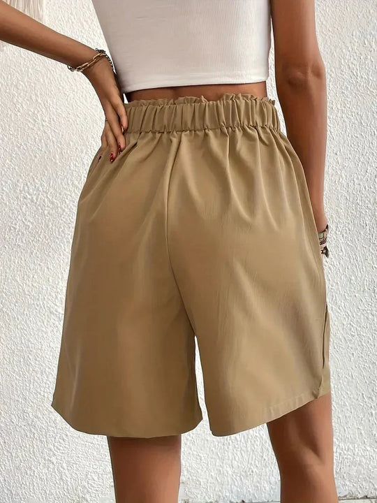 Hoog Getailleerde Shorts voor Dames