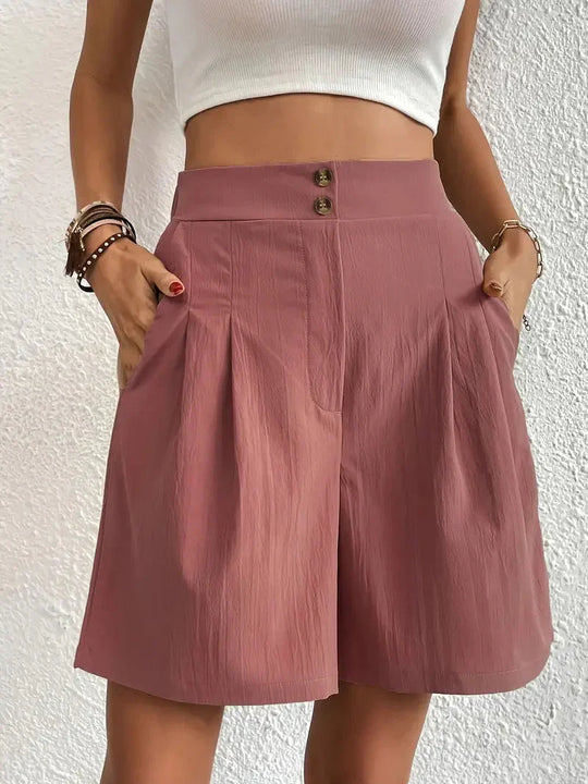 Hoog Getailleerde Shorts voor Dames