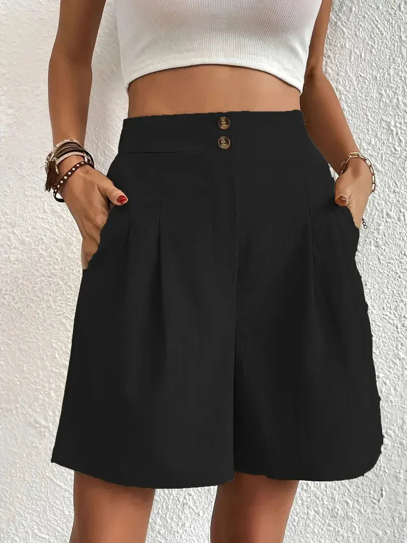 Hoog Getailleerde Shorts voor Dames
