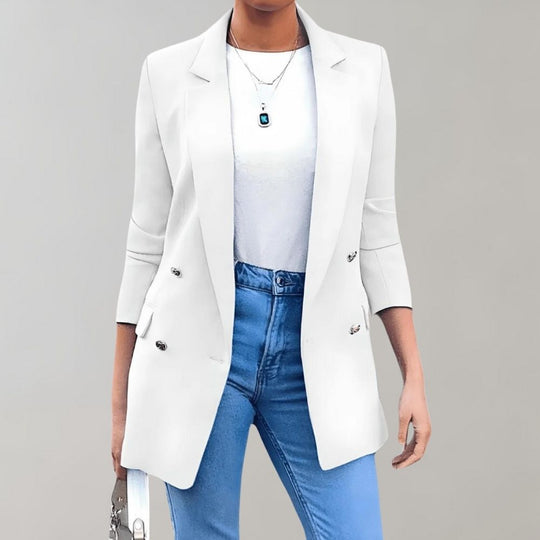 Elegante Blazer met Knopen voor Dames