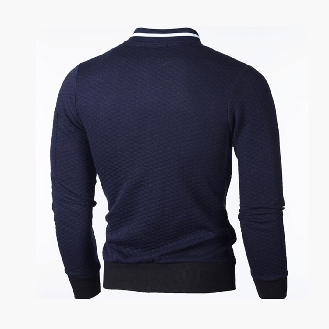 Gewatteerde Slim Fit Jack met Rits voor Heren