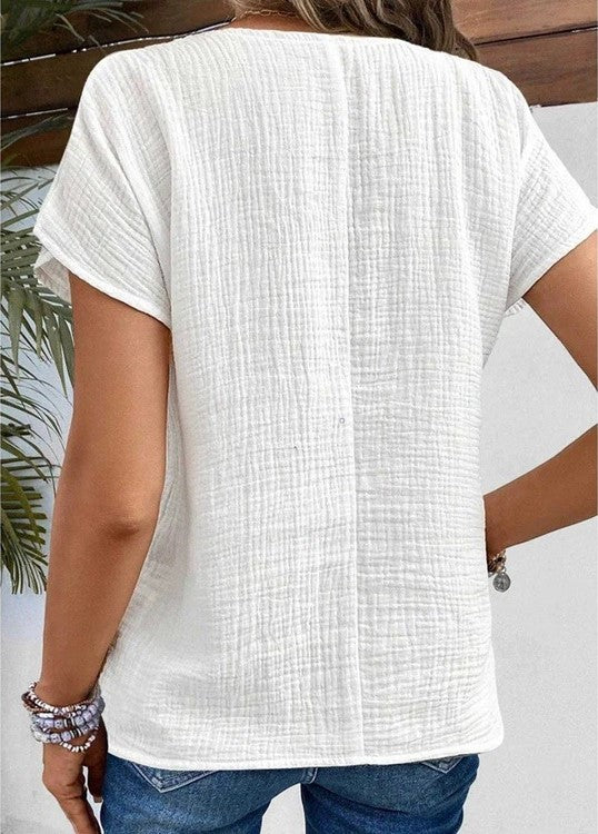 Knoopsluiting Blouse voor Dames