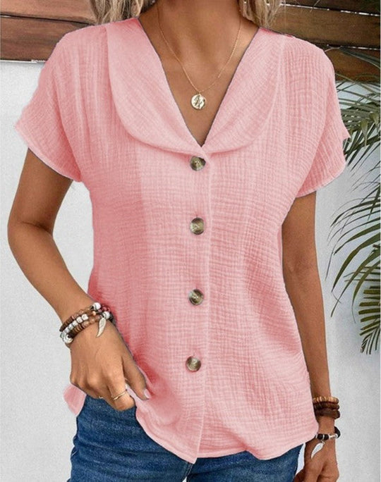 Knoopsluiting Blouse voor Dames