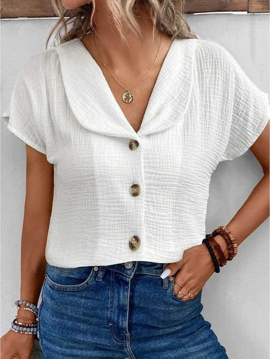Knoopsluiting Blouse voor Dames