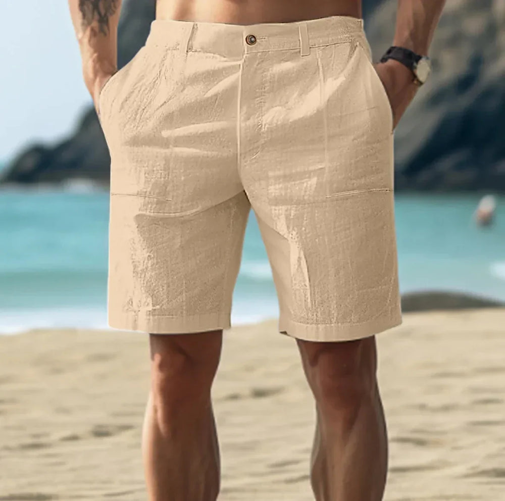 Zomerse Korte Broek van Linnen voor Heren