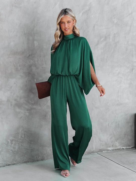 Elegante Jumpsuit met Brede Pijpen voor Dames