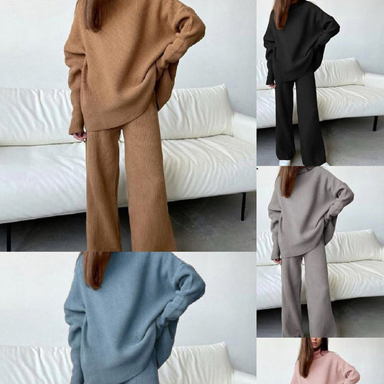 Los Gebreide Tweedelige Set voor Dames