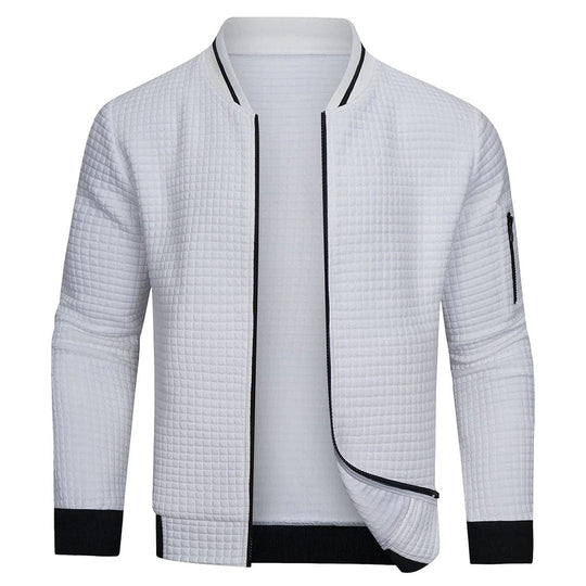 Gewatteerde Slim Fit Jack met Rits voor Heren