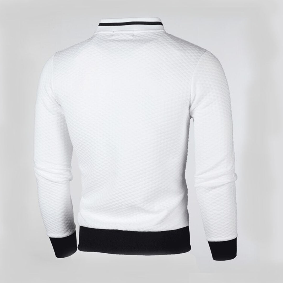 Gewatteerde Slim Fit Jack met Rits voor Heren