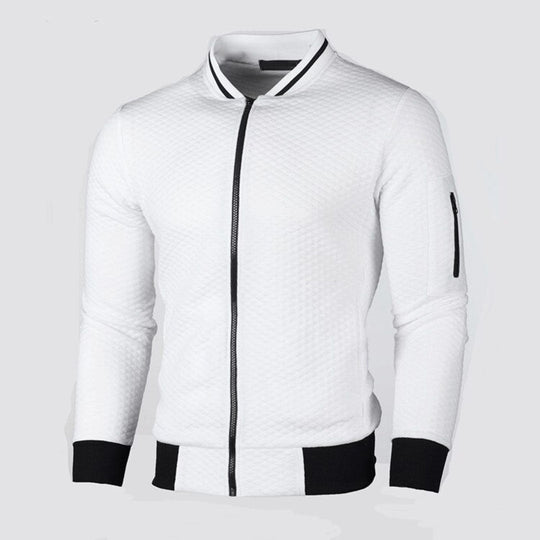 Gewatteerde Slim Fit Jack met Rits voor Heren
