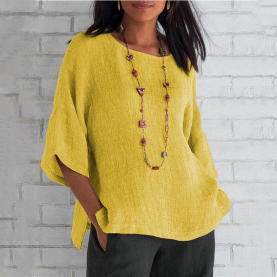 Zomerse Linnen Top voor Dames