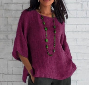 Zomerse Linnen Top voor Dames