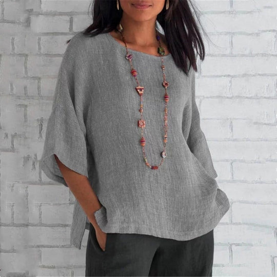 Zomerse Linnen Top voor Dames