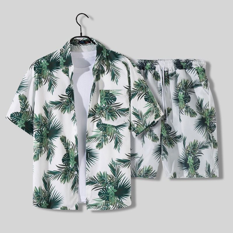 Zomerse Hawaïaanse set voor Heren
