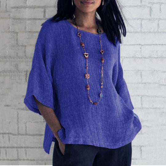 Zomerse Linnen Top voor Dames